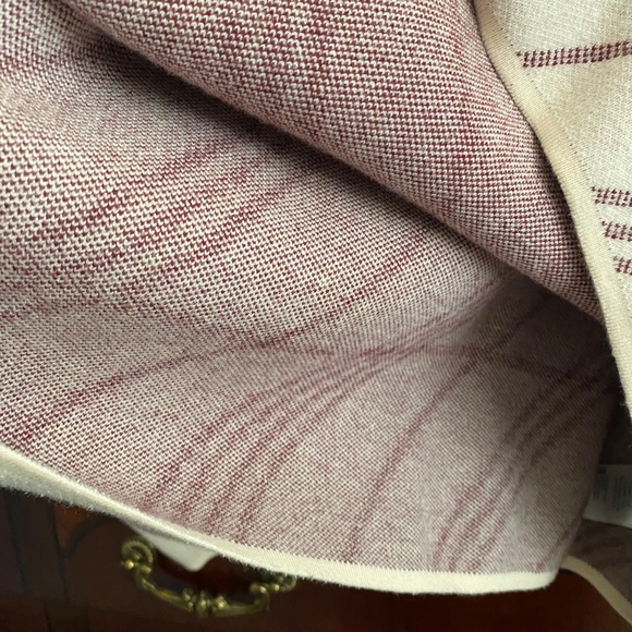 Part Two Oversized Plaid Checkered Cotton Blend V-Neck Sweater - Picture 5 of 7